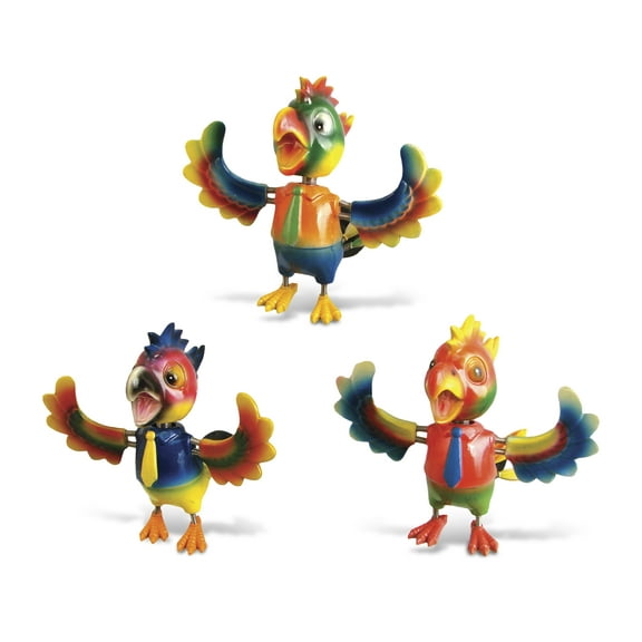 CoTa Global Parrot Refrigerator Bobble Magnets Set of 3