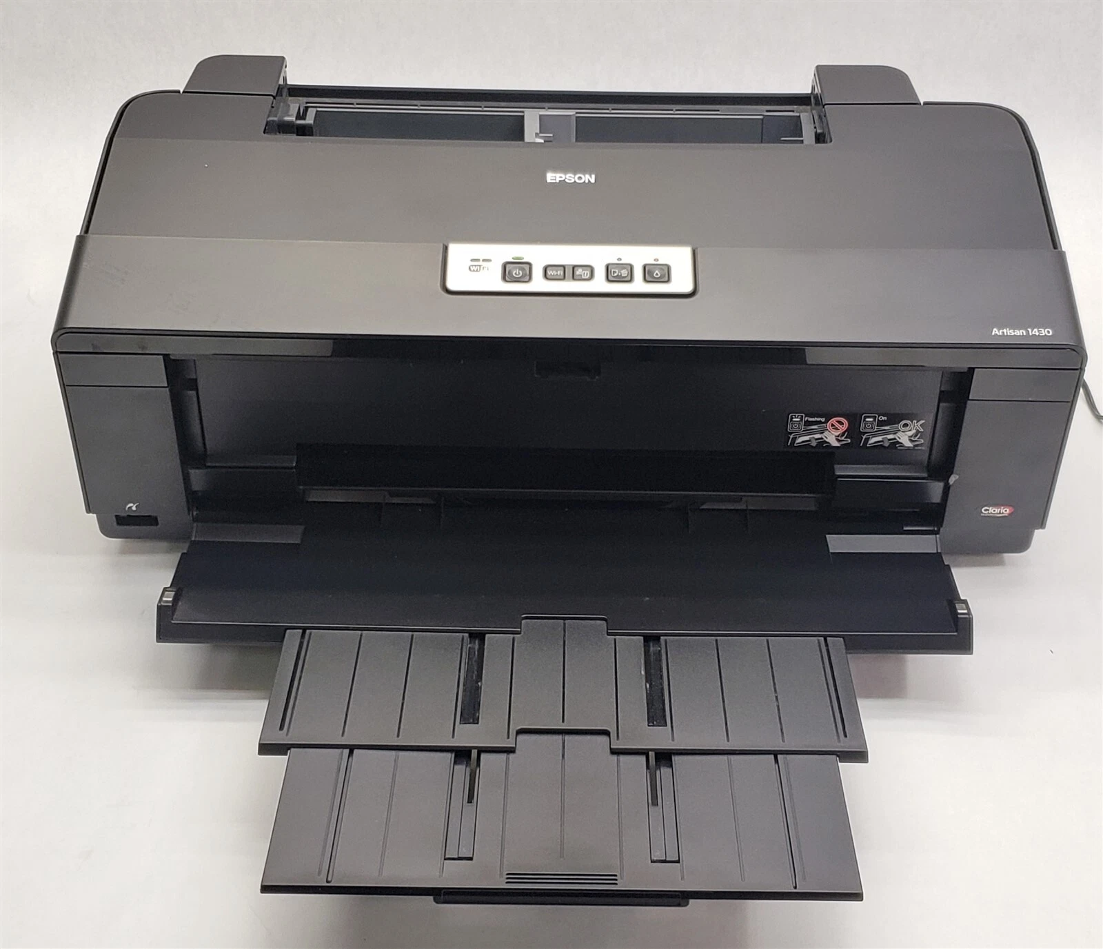 Epson Artisan 1430 Wireless Color Wide-Format Inkjet Printer – 13" Borderless Printing, Wireless Networking, C11CB53201