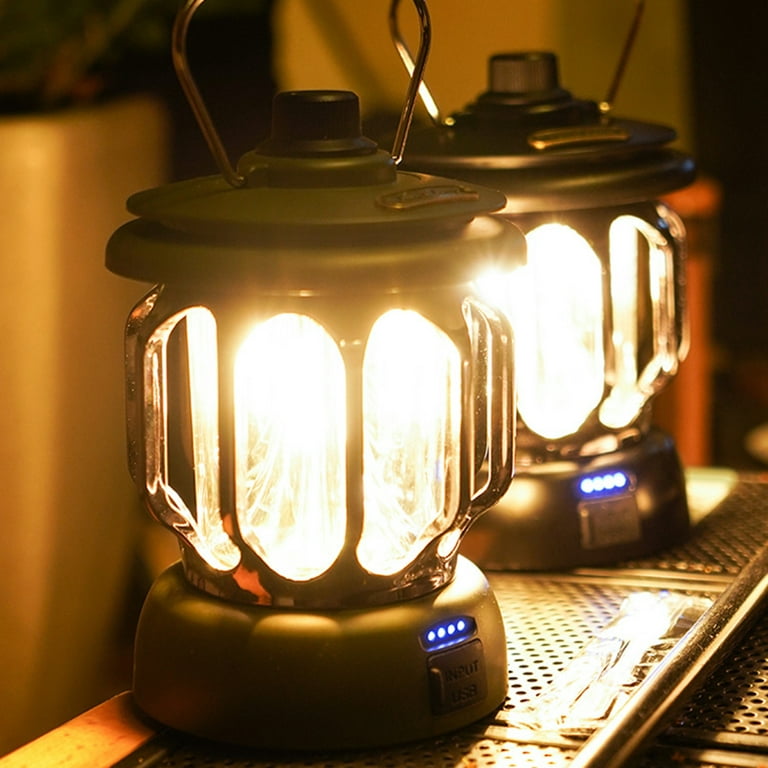 ️⃣ Waterproof Dual Light Big LED Camping Lamp with 20,000 mAh