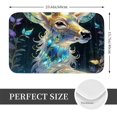 thumbnail image 2 of Pofeuu Colorful Stained Glass Deer Print Flannel Doormats Rug16"x24"Rug Washable Doormats Indoor Outdoor Rugs for Layered Front Door Mats, Porch, Kitchen, Entryway, 2 of 7