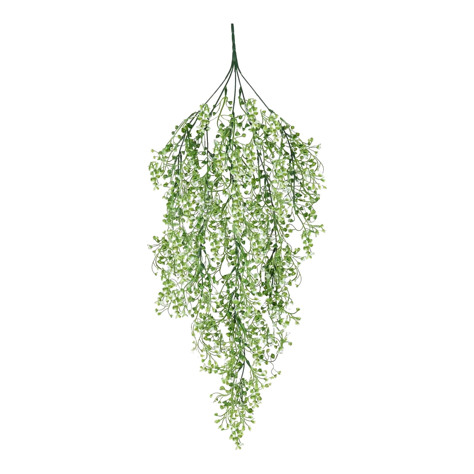 Plante Artificielle Suspendue En Rotin Avec Vigne Tombante - 61,5 Cm, Plastique Réaliste - Décoration Murale Intérieure/extérieure Sans Entretien - 11