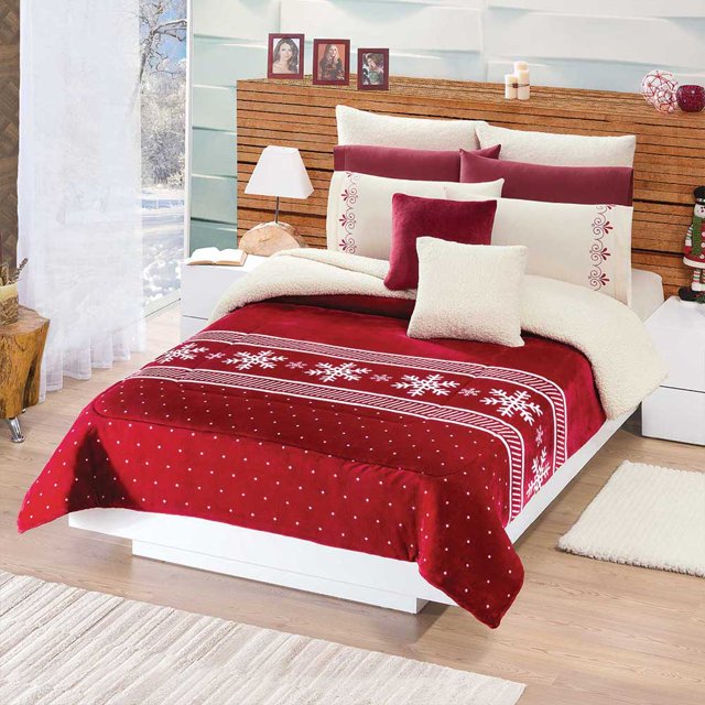 Cobertor Pachicalientito King Size Colchas Concord Navideño