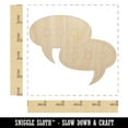 thumbnail image 2 of Conversation Discussion Chat Bubbles Icon Wood Shape Unfinished Piece Cutout Craft DIY Projects - 4.70 Inch Size - 1/8 Inch Thick, 2 of 7