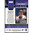 thumbnail image 2 of Randy Johnson Card 2003 Leaf Certified Materials Mirror Blue Materials #7, 2 of 2