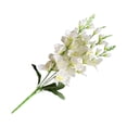 thumbnail image 2 of 1Bunch Artificial Delphinium Flowers Faux Snapdragon Flowers Fake Silk Flowers with Stems for Wedding Bouquet Home Party Garden Outdoor Decor, European Style New Bunch Of Artificial Flowers, White, 2 of 5