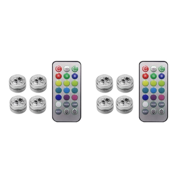 Naiovety Luz LED inalámbrica para Interior de coche, Control remoto, pie de techo automático, lámpara luminosa impermeable para decoración Type2 NO2