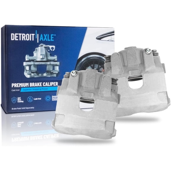 Detroit Axle - Front Brake Calipers for Chrysler Town & Country Dodge Grand Caravan Daytona Mini Ram Plymouth Grand Voyager, Disc Brake Calipers Replacement