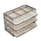 thumbnail image 1 of Contenedores apilables para almacenar alimentos Bandeja para servir Platos para hornear Bandeja Olla caliente para frutas gris, 1 of 6