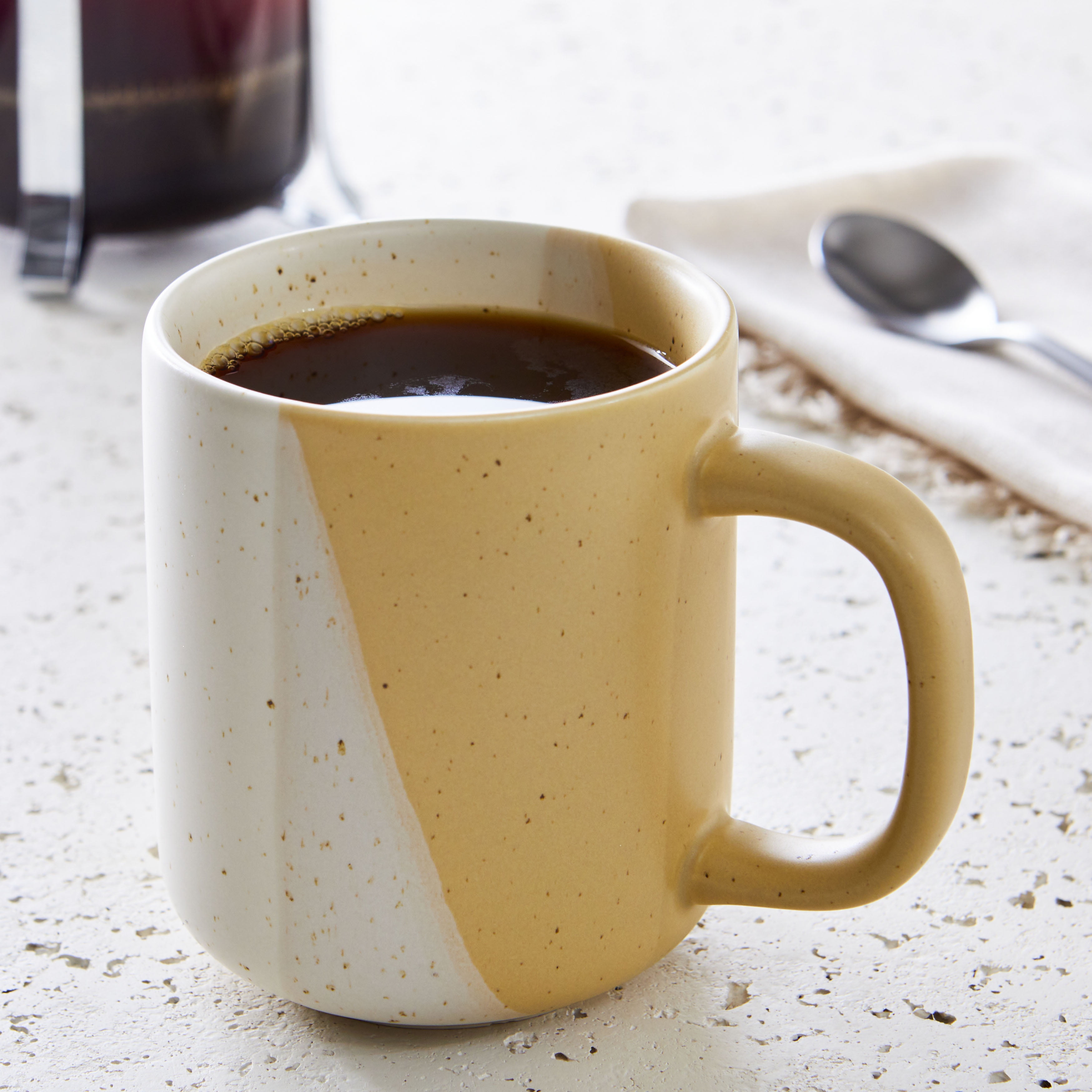 Better Homes & Gardens Yellow Hayes Stoneware Mug
