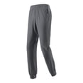 thumbnail image 1 of Men's Lightweight Performance Casual Pants with Secure Zipper Pockets and Flexible Elastic Design for Everyday Wear, 1 of 5