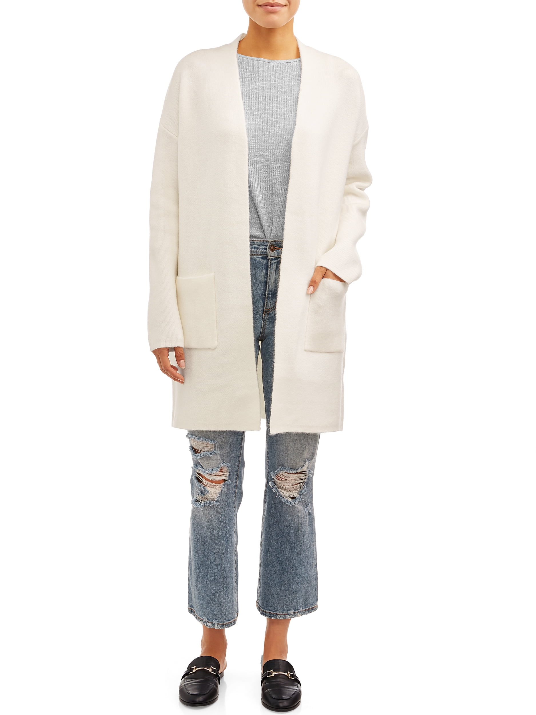 time and tru double knit cardigan