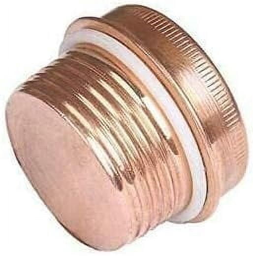 Leak Proof Pure Copper Water Bottle 32 oz with Silicone Washer & Cap