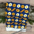 thumbnail image 2 of Bacon and Eggs Funny Yummy Breakfast Tea Towel, 2 of 5