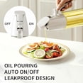 thumbnail image 3 of KKFEN-2 in 1 Oil Sprayer and Dispenser - 16oz BPA-Free Glass Olive Oil spray bottle for Cooking, Air Fryer, BBQ, Healthy Salad & Non-Stick Pans, Green, 3 of 4