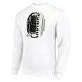 thumbnail image 2 of Men's Starter White Minnesota Vikings Half Helmet Team Graphic Tri-Blend Fleece Pullover Sweatshirt, 2 of 3