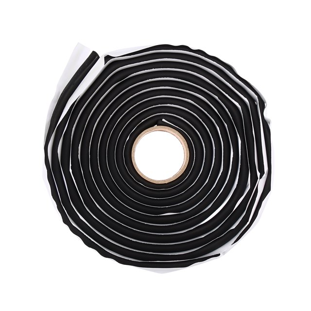 13,1 Pies 4M 8mm 0,31 Pulgada Butilo Caucho Sellador Cinta para Coche Negro