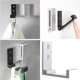 thumbnail image 5 of Juego de 6 ganchos plegables para colgar abrigos, bolsos, sombreros y botones de aleación de aluminio de alta resistencia con 12 tornillos para casco o ganchos de pared (plata mate). esquí esquí Gafas de esquí, 5 of 5