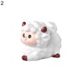 thumbnail image 2 of Cheer.US 5 Pcs Miniature Sheeps Mini Garden Herd Mini Sheep Figurines Miniatures of Sheeps Moss Micro Landscape Decoration DIY Resin Home Decor Animals Micro Fairy Garden, 2 of 7