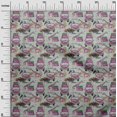 thumbnail image 3 of oneOone Cotton Poplin Dusty Gray Fabric Kids Safari Print Dress Material Fabric Print Fabric By The Yard 42 Inch Wide, 3 of 4