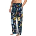 thumbnail image 2 of Haiem Colorful Space Men's Pajama Pants Ultra Lightweight Pjs Bottoms Sleepwear Bottom Pants with Pocket Drawstring-Small, 2 of 9