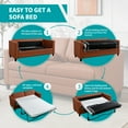 MUZZ 2in1 Pull Out Sofa Bed,Full Size Convertible Sleeper Couch with