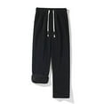 thumbnail image 4 of FDGIU Men's Winter Warm Fleece Lined Joggers - Sweatpants with Pockets, Sports Running Hiking Active Pants, 4 of 7