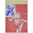 thumbnail image 2 of Chandail à Capuchon Malcolm X Layout Navy 2X-Grand, 2 of 3