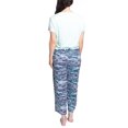 thumbnail image 2 of Muk Luks Women's and Women's Plus Cloud Knit Pajama Set with round neck tee and capri pants- 2 pc., 2 of 3