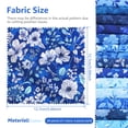 thumbnail image 2 of 84Pcs Gradient Floral Cotton Fabric Bundles 5x5 inches Precut Quilting Fabric Squares for Quilting DIY Sewing Crafts and Scrapbooking, 2 of 9
