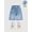 Blue, variant on Liyamei Girls Denim Shorts with Stretch Fit for Summer Play Size 8-12,Blue