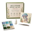 thumbnail image 2 of DIY Sea Glass Mosaic Art Kit, Sea Glass Art Kit for Adults and Beginners, Ocean Animal Mosaic Craft with Colorful Glass Pieces, Adhesive, Tweezers and Guide, Coastal Decor Gift, 2 of 7