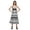 Black, variant on Moomaya V-Neck Spaghetti Strap Sleeveless Flair Dress Printed Summer Clothing