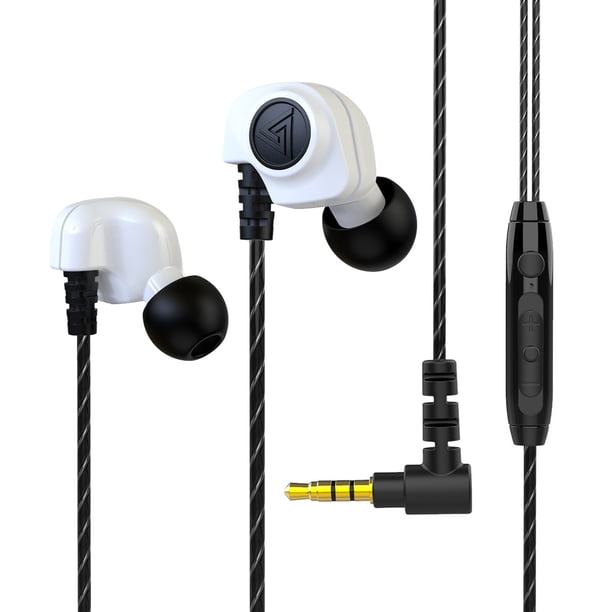 Auriculares deportivos Control de cable en la oreja con micrófono Subwoofer Auriculares para teléfono móvil