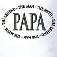 thumbnail image 3 of CafePress - Papa The Legend Golf Shirt - Golf Shirt, Pique Knit Golf Polo, 3 of 4