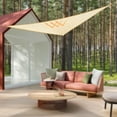 thumbnail image 2 of Miumaeov Backyard Shade Sail Triangle for lawn Garden Sun Shade Sail Canopy UV protection, 2 of 23