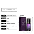 thumbnail image 3 of Hair Dye Shampoo,  Hair Care Shampoo, Instant & Long-Lasting Hair Color Shampoo, Natural Hair Color Shampoo for Covering Gray Hair, For Women & Men (Purple), 3 of 10