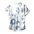 thumbnail image 4 of Otaozi Womens Spring Casual Work Tops 2025 Womens Tops Trendy Spring 2025 Petite Blouses For Women 3/4 Sleeve Western Outfit For Women, 4 of 5