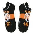 thumbnail image 5 of Dragon Ball Z Goku Character Art & Kanji Symbols Men's 5-Pair Ankle Socks, 5 of 7