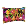 thumbnail image 2 of YFYANG Super Soft Rectangular Plush Cushion Cover (Without Pillow Insert), Wave-Like Geometric Abstract Art Comfort and Non-Pilling Hidden Zip Bedroom Sofa Pillowcases, 14"x20", 2 of 9
