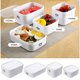 thumbnail image 1 of Caja de conservación de frutas en nevera - Contenedor de plástico apilable apta para microondas con tapa, sin BPA, fiambrera transparente hermética y hermética, 1 of 2
