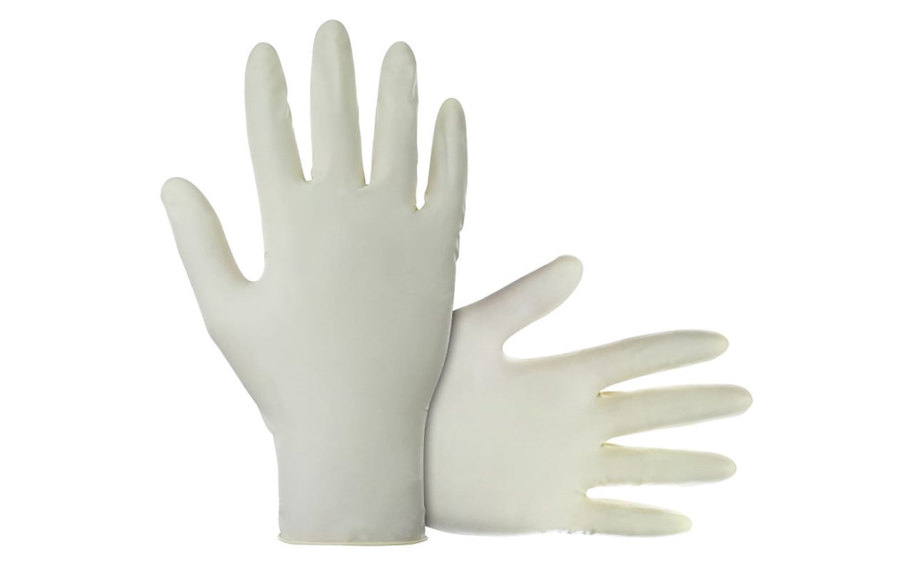 Dyna Grip 650-1003 Powder-Free Exam Grade Latex Disposable Gloves - 7 Mil, Size L, 100/Box, 10 Boxes/Case