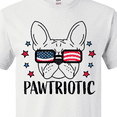 thumbnail image 4 of Inktastic Pawtriotic with French Bulldog in American Flag Sunglasses T-Shirt, 4 of 5