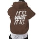thumbnail image 2 of WILLBEST Sudaderas En Pareja para Hombre, Otoño e Invierno, Moda Informal, Letras Estampadas, Suéter con Capucha De Manga Larga XXXGrande, 2 of 7