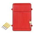 thumbnail image 2 of DOLITY Lockable Wall-Mounted Mailbox, Donation Box, Versatile Ballot Box, 13.5 x 10 x 4 Red, 2 of 9