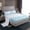 Dreamy Blue White, variant on Homewish Chic Diamond Twin Sheet Sets,Glitter Print Twin Fitted Sheet,Gray Silver Flat Sheet For Girls Kids,Super Cozy Room Decor,3pcs