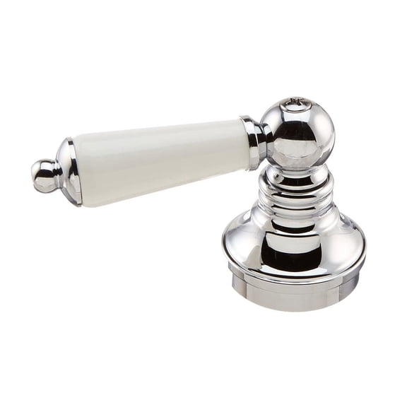 Thrifco 9400018 Aftermarket Porcelain Lever Handle (DIVERTER) with Chrome Base, Price Pfister