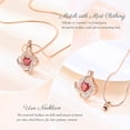 thumbnail image 5 of Love Knot Cremation Jewelry with Crystal Heart Urn Necklace for Ashes Cremation Jewelry for Ashes Love Heart Urn Pendant Memorial Keepsake Jewelry, 5 of 6