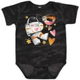 thumbnail image 3 of Inktastic Astronaut Valentine Outer Space Hearts Boys or Girls Baby Bodysuit, 3 of 5