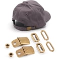 thumbnail image 4 of Juego de 30 hebillas de acero inoxidable para gorra de béisbol, ajustables, con perforación, tamaño del orificio: 5 mm., 4 of 9