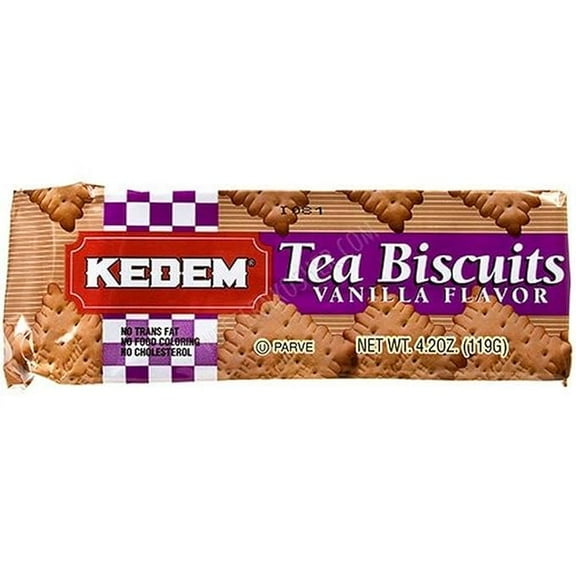 Kedem Vanilla Tea Biscuit, 4.2 oz ( Pack of 2 )
